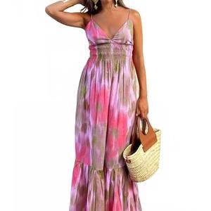 NEW WILLSHELA pretty love dress in pink / brown
